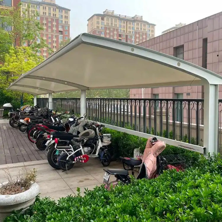 广宁县膜结构电动车棚